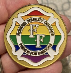 Firefighter Pride 2023 Coin