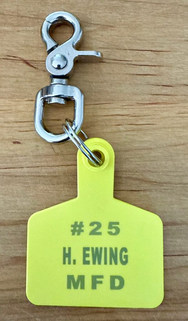 Accountability Tag W/Scissor Clip