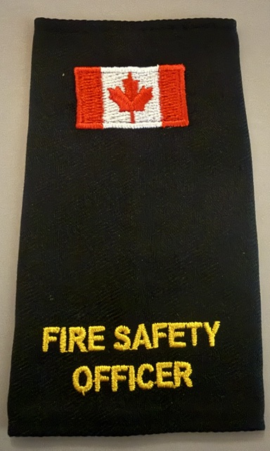 Fire Safety Officer Epaulette Slip-Ons